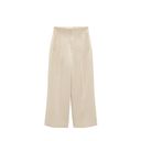 ZARA NEW‼️  CULOTTES HIGH WAISTED DRESS PANTS IN BEIGE Size M Photo 3