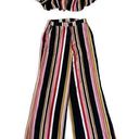 House of Harlow  x REVOLVE Striped Crop Wide Leg Pants Set Size M Photo 0