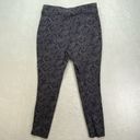 Chico's  Ponte Legging Pant Womens 1R Medium Grey/Blue Paisley Print‎ Photo 9