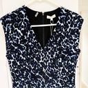 Rebecca Taylor NWT  Lynx Print V-Neck Fit and Flare Sleeveless Dress Photo 3