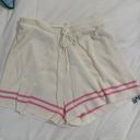 Pink and White Sweat Shirt and Short set Size M Photo 2