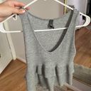 Francesca's Grey Tank Top Photo 0