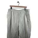 Lane Bryant  Wide Leg High Rise Linen Blend Pants Size 18/20 Pullon Drawstring Photo 2