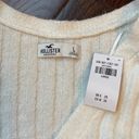 Hollister  Wrap Knit Sweater. Size Large. Cream New Photo 2