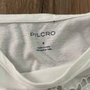 Pilcro Anthropologie White Eyelet Tee Photo 7