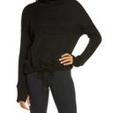 Sweaty Betty  Black Funnel Neck Sweater Pullover Boucle Long Sleeve Womens XXS Photo 0