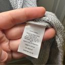 Talbots  Light Grey Knit Open Front Sleeveless Vest Sweater size M Photo 5