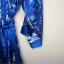 Oscar de la Renta  Blue Floral Robe Photo 2