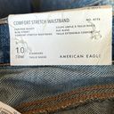 American Eagle NWT  Low Rise Baggy Jean  Comfort Stretch Size 10 Regular  Blue Photo 8