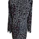 Equipment  animal print silk shirt dress size Small Photo 8