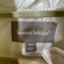 Woman Within  Cream Lightweight Full Zip Puffer Vest Women's 18/20 Photo 1