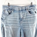 American Eagle  Outfitters Highest Rise 90's Distressed Boyfriend Jeans Blue 18R Photo 5