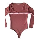 Abercrombie & Fitch  Soft Collection Long-Sleeve Seamless Sweetheart Bodysuit Photo 10