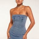 Mini Denim Dress Size M Photo 1