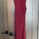 David's Bridal Maroon Prom Dress Photo 0