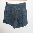 Adidas  Charcoal Gray Pull On Comfy Women’s Black Logo Shorts Photo 3