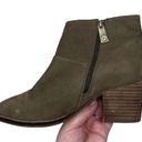 Blondo Nelli Waterproof Ankle Bootie Nutbuck Leather Olive Green Size 6.5 Photo 10