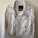 American Eagle Women " Outfitter" white denim zip up jacket. Size S Photo 8