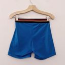 Aviator Nation  Activewear Bike Shorts Blue Nylon Spandex Athletic Athleisure Photo 4