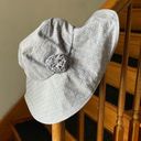 Daisy Sur la tete Light Blue  Flower Cotton Floppy Beach Sun Hat Photo 1