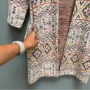 Reserved  Jacquard Bohemian Kimono Jacket XS Photo 3