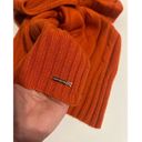 Michael Kors Michael by  Orange Cable Knit Scarf Photo 4