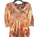 Live and let live Multicolored & Designed Top w Lace & Gem Sequins Wm M Photo 0