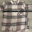 Style & Co Checker White and Red Button Down Dress Shirt / Size XL Photo 7