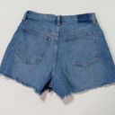 Abercrombie & Fitch High Rise 90s Relaxed Cutoff Jean Shorts Photo 4