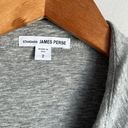 James Perse standard  button top gray Photo 3