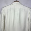 Christian Dior Vintage Christian‎ Dior RARE Gold Logo Monogram Jacket Blazer Size 8 USA Ivory Photo 13