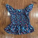 Draper James Floral Smocked Peplum Top Photo 0