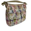 Coach  Daisy Madras Pocket Hobo Shoulder Bag Purse Photo 2