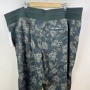 Athleta  Trekkie North Jogger Pants Size 26 Green Floral Travel Lounge Ripstop Photo 9