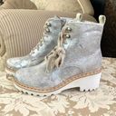 DV by Dolce Vit Dolce Vita Hinto Ankle Boots in Silver Metallic Calf Hair Photo 3