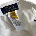 Polo  Ralph Lauren Chino Cap in White & Marlin Blue Photo 7