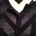 Vince  Navy Blue Long Sleeve Lightweight Button Up “Vintage” Women’s Shirt Photo 2