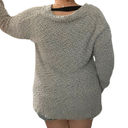 Zenana Premium  MEDIUM NWT Gray Light Weight V-Neck Popcorn Sweater Photo 5