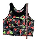 Sweaty Betty  Multicolor Geometric Print Low Impact Athleisure Workout Crop Top Photo 2