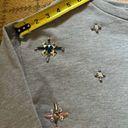 English Factory  long sleeve crew neck sweatshirt w jewel embellishments S NWOT Photo 5