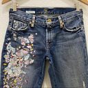 Zac Posen  X 7FAM Havana Embroidered Flare Jeans 27 Photo 8