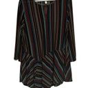 Dana Buchman  Women's‎ Striped Multicolor Asymmetrical Tunic Size XL Photo 0