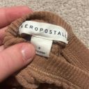 Aeropostale brown/dark brown pink cropped sweater Photo 2