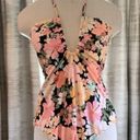 Shade & Shore NWOT  Floral Halter Keyhole Bandeau One Piece Sz M Photo 3