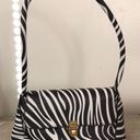 Vintage Zebra shoulder Bag Black Photo 0