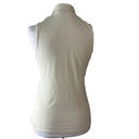 Cyrus  mock neck sleeveless top in white cream Photo 2