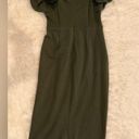 Elliatt  Creole Off the Shoulder Sheath Midi Dress in Olive sz Large Photo 3