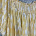 Torrid  Women's Plus Size Yellow Gauze Smocked Peasant Blouse - Size 6(6X) - Boho Photo 3