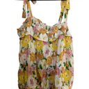 Rachel Zoe  Floral Yellow Tank Top Size Medium New with tags Photo 0