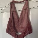 onetheland Velvet  Bralette Small Pink Photo 3